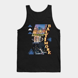 BALTIMORE CITY SKYLINE DESIGN Tank Top